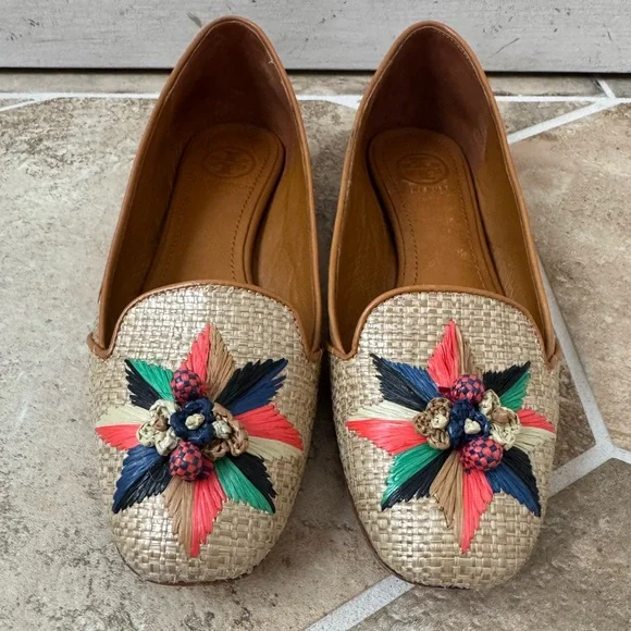 Tory Burch Multicolor Woven Loafers - Picture 5 of 7